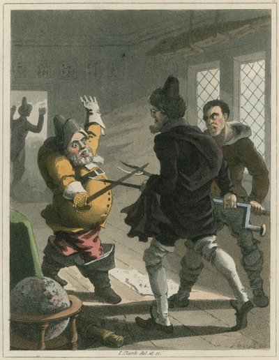 Illustrazione da Hudibras di Samuel Butler da I Clark