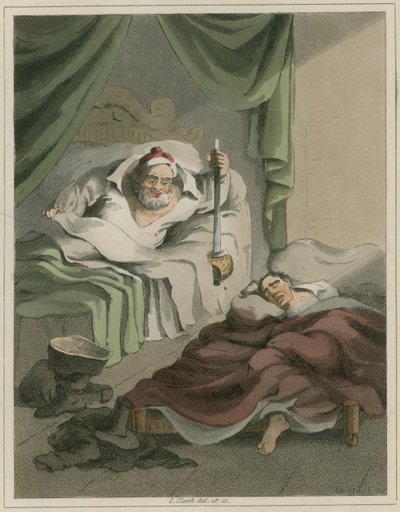 Illustrazione da Hudibras di Samuel Butler da I Clark