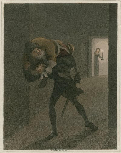 Illustrazione da Hudibras di Samuel Butler da I Clark