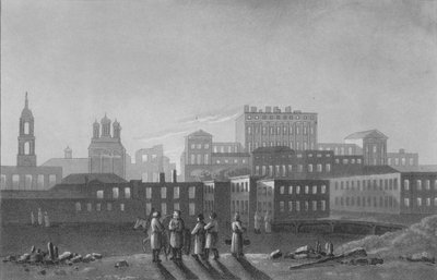 Palazzi di Pashov Menzikov, Apraxin &c. Belgorod, Mosca, 1817 da I Clark