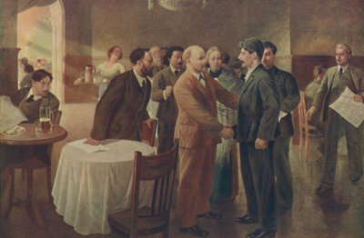 Primo incontro tra Lenin e Stalin, Tammerfors Finlandia, dicembre 1905 da I Vepkhvadze