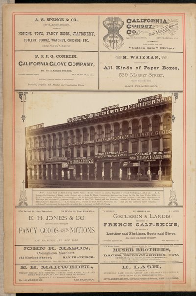 [Edificio in Market Street, San Francisco] da I. W. Taber