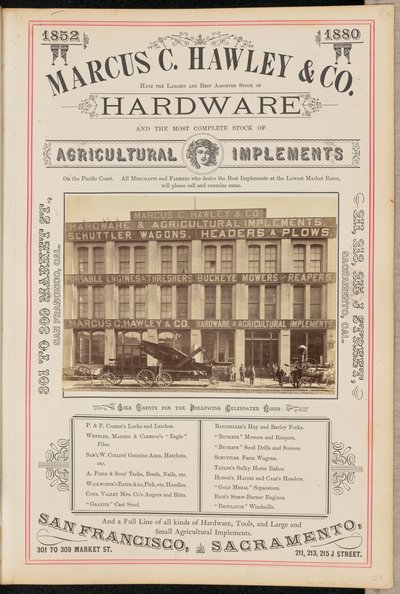[Marcus C. Hawley and Company, San Francisco]. da I. W. Taber