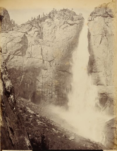 Cascate superiori dello Yosemite, 1502 piedi - (istantanee) da I. W. Taber