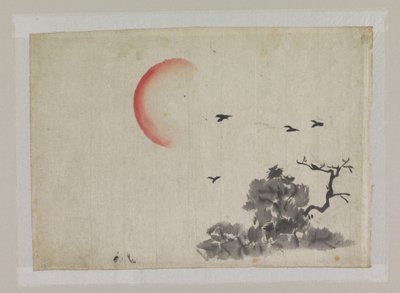 Paesaggio con tramonto da Ichirakasai