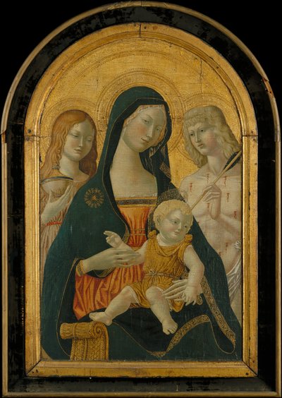 Madonna col Bambino e i santi Maria Maddalena e Sebastiano, XIX-inizio XX secolo da Icilio Federico Joni