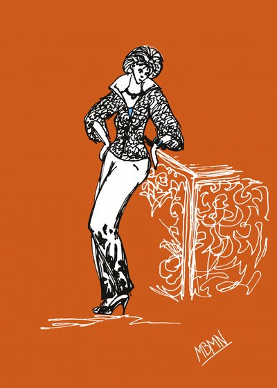 Elegante bozzetto di moda da Ida Publishing