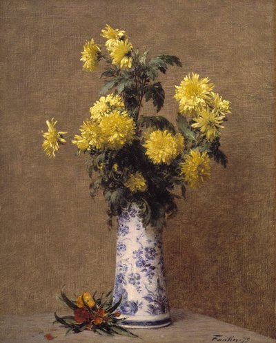 Crisantemi da Ignace Henri Jean Fantin Latour