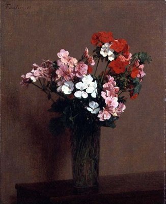 Gerani da Ignace Henri Jean Fantin Latour