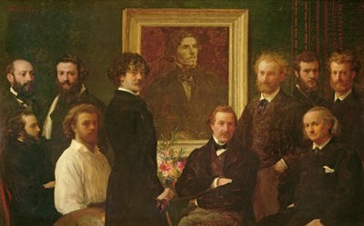 Omaggio a Delacroix da Ignace Henri Jean Fantin Latour