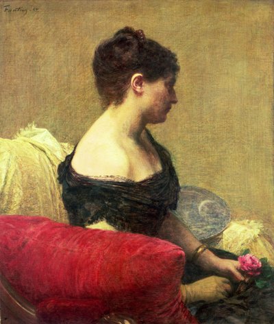 Ritratto di Madame Maitre da Ignace Henri Jean Fantin Latour