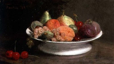 Natura morta di frutta da Ignace Henri Jean Fantin Latour