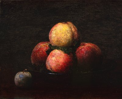 Natura morta di pesche e prugne da Ignace Henri Jean Fantin Latour