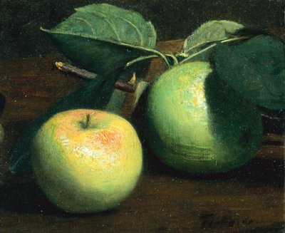 Due mele da Ignace Henri Jean Fantin Latour