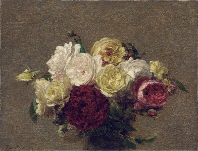 Bouquet di rose, 1879 da Ignace Henri Jean Fantin Latour