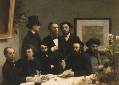 Accanto al tavolo, 1872 da Ignace Henri Jean Fantin Latour