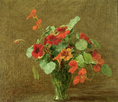 Capucines (Nasturzi) da Ignace Henri Jean Fantin Latour