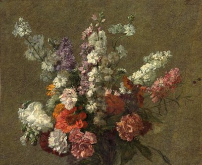 Delphinium da Ignace Henri Jean Fantin Latour