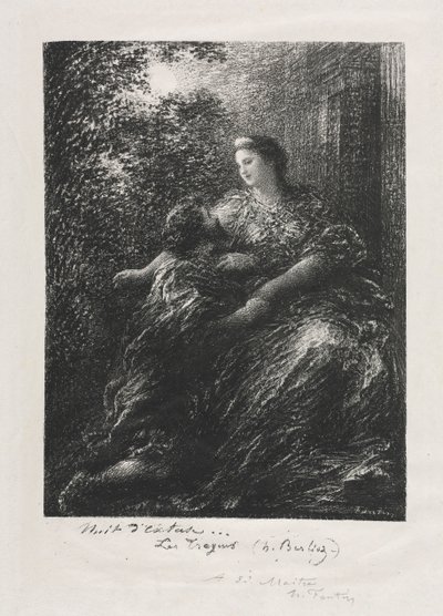 Duetto dei Troiani, 1894 da Ignace Henri Jean Fantin Latour