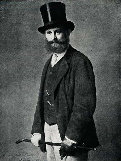 Edouard Manet. Dal ritratto di Fantin-Latour, 1901 da Ignace Henri Jean Fantin Latour