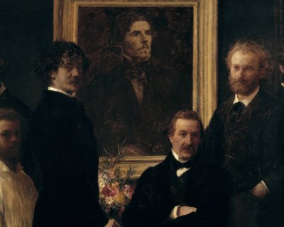 Omaggio a Delacroix da Ignace Henri Jean Fantin Latour