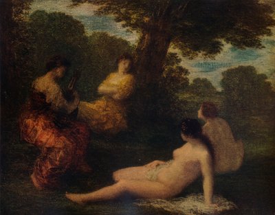 La Causerie, c1878, 1938 da Ignace Henri Jean Fantin Latour