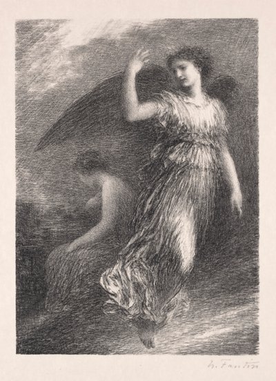 Le Paradis et la Peri - Debut, 1901 da Ignace Henri Jean Fantin Latour