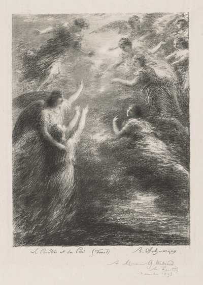 Il Paradiso e la Peri da Ignace Henri Jean Fantin Latour