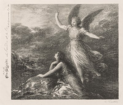 Le Paradis et la Péri da Ignace Henri Jean Fantin Latour