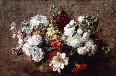 Bouquet misto da Ignace Henri Jean Fantin Latour