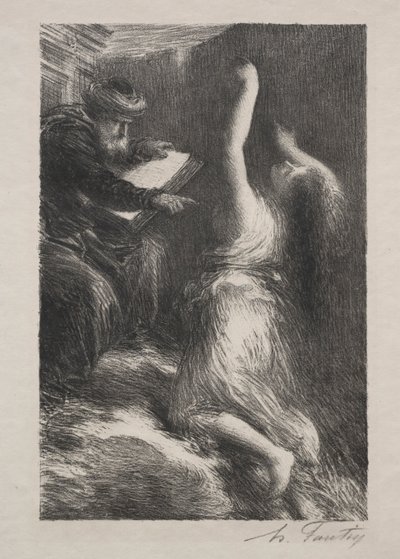 Parsival, Atto II: Evocazione di Kundry da Ignace Henri Jean Fantin Latour