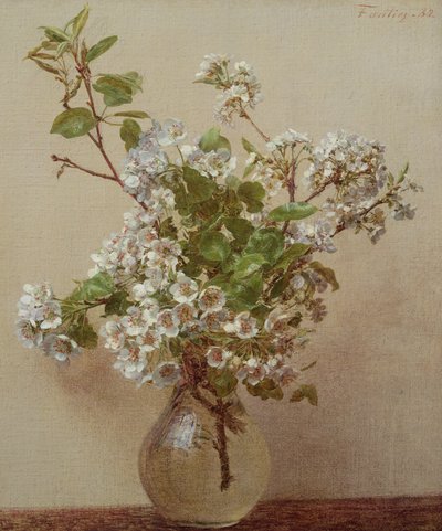 Fioritura del Pero, 1882 da Ignace Henri Jean Fantin Latour