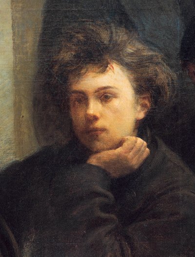 Ritratto di Arthur Rimbaud (dettaglio) da Ignace Henri Jean Fantin Latour