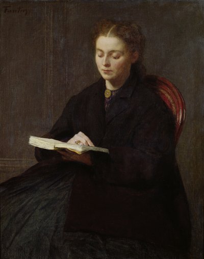 Lettura, 1863 da Ignace Henri Jean Fantin Latour