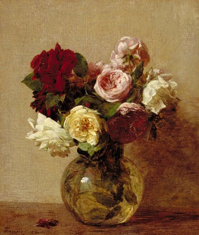 Rose, 1884 da Ignace Henri Jean Fantin Latour
