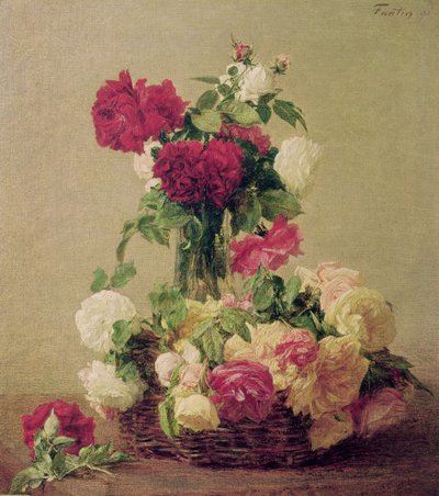 Rose, 1891 da Ignace Henri Jean Fantin Latour