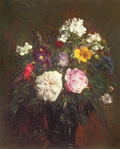 Rose e Phlox da Ignace Henri Jean Fantin Latour