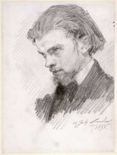 Autoritratto, 1859 da Ignace Henri Jean Fantin Latour