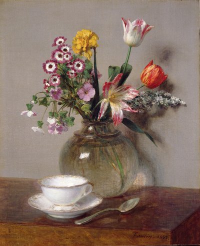 Bouquet di primavera, 1865 da Ignace Henri Jean Fantin Latour