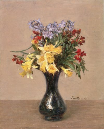 Fiori di primavera, 1869 da Ignace Henri Jean Fantin Latour
