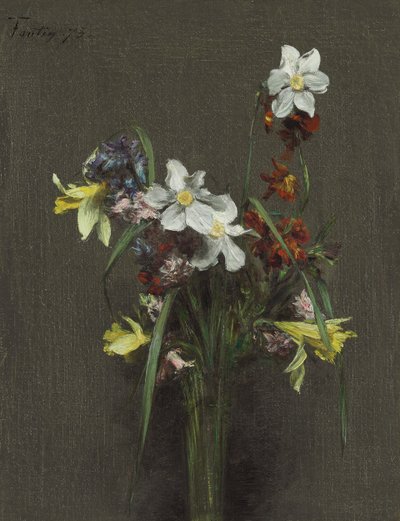 Fiori di primavera da Ignace Henri Jean Fantin Latour