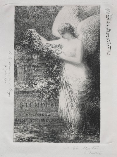 A Stendhal, 1892 da Ignace Henri Jean Fantin Latour