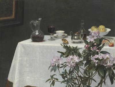 Natura morta: angolo di un tavolo, 1873 da Ignace Henri Jean Fantin Latour
