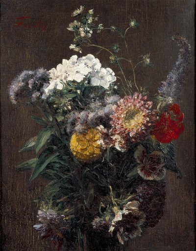 Natura morta: fiori misti da Ignace Henri Jean Fantin Latour