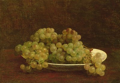 Natura morta con uva da Ignace Henri Jean Fantin Latour