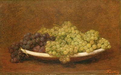 Natura Morta con Uva, c.1894 da Ignace Henri Jean Fantin Latour