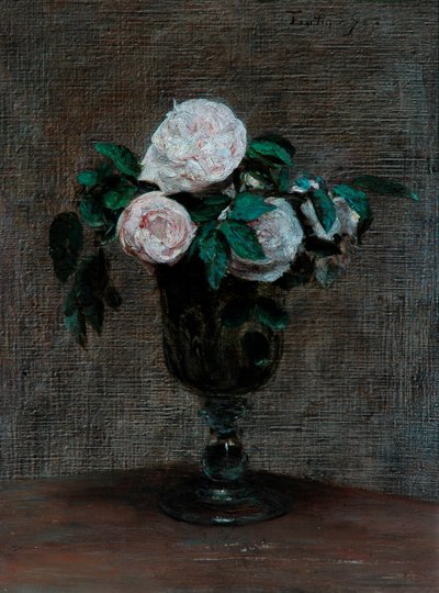 Studio di rose, 1872 da Ignace Henri Jean Fantin Latour
