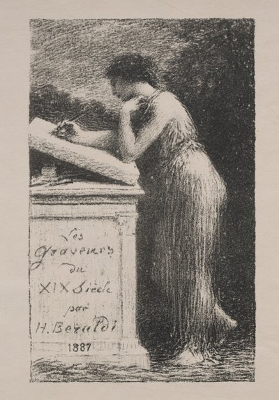 La litografia, 1887 da Ignace Henri Jean Fantin Latour