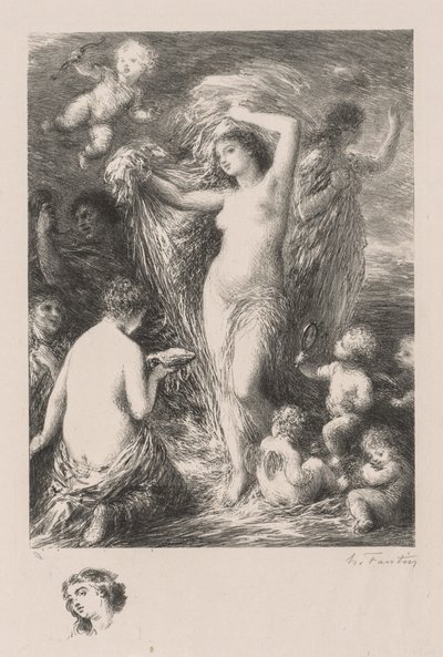 Venere Anadiomene da Ignace Henri Jean Fantin Latour