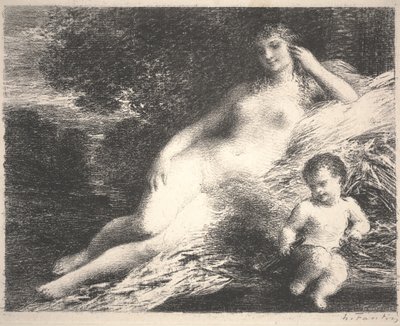 Venere e Cupido da Ignace Henri Jean Fantin Latour